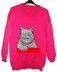 Grey Kitty Cat Jumper