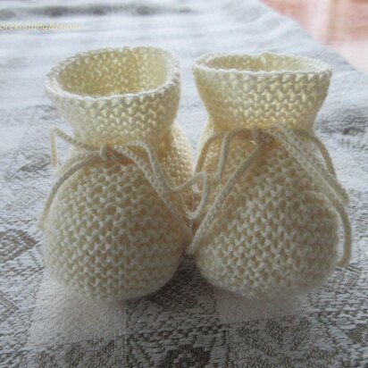 Garter Stitch Booties