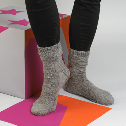 Ame Socks - Knitting Pattern in MillaMia Naturally Soft Sock