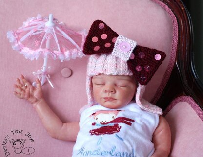 New Born Girl Baby Peruke Hat