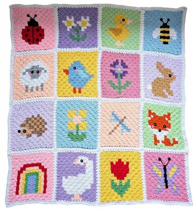 Spring Time C2C Blanket