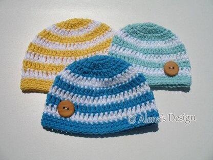 Stripe Baby Hat