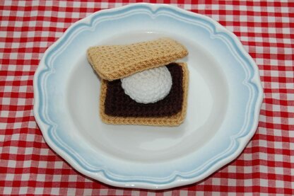 Crochet Pattern for 'Smores - Crocheted Play / Toy Food