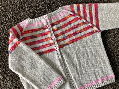 Little girl's summer cardigan