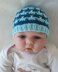 Amity - Babies two colour slip stitch beanie