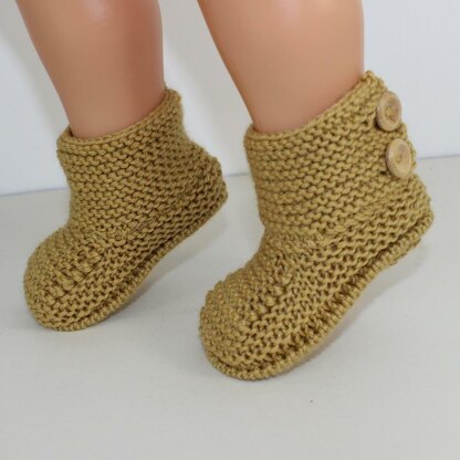 Baby Simple Button Up Booties