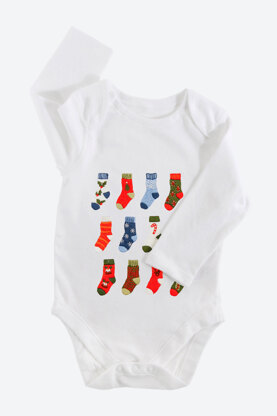 DMC Christmas Socks Embroidery Pattern - PAT1638_2