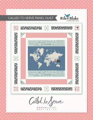 Riley Blake Called To Serve Panel Quilt - Downloadable PDF