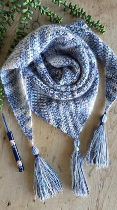 Magic Moss Stitch Scarf
