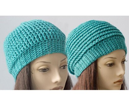 Reversible Crocheted Hat