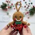 Gingerbread Man Jingle Bell Ornament
