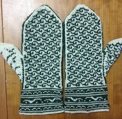 Moonlit Coast Mittens