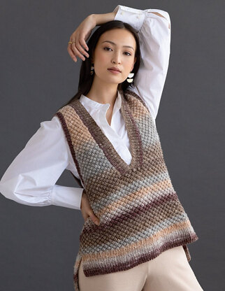 Bartlette Vest in Noro Miyabi - 04 - Downloadable PDF