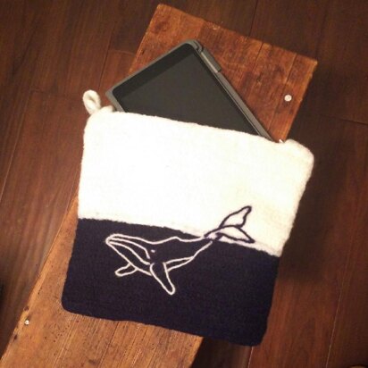 Felted Pike Pouch/Clutch