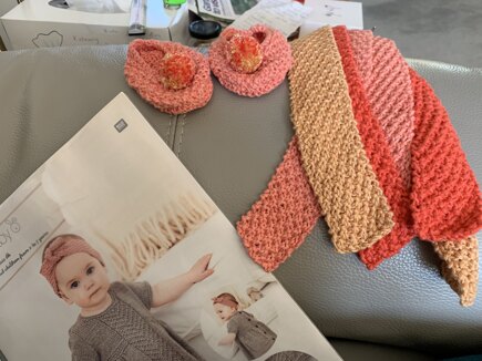 Rico baby hair bands and slippers #4