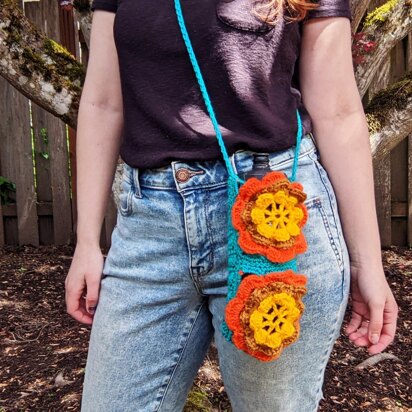 Retro 70s Flower Bag