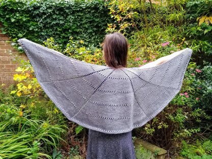Cobweb shawl