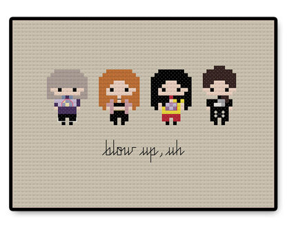 BLACKPINK - Whistle Chorus Bite Size - PDF Cross Stitch Pattern