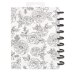 American Crafts Maggie Holmes - Day to Day Freestyle Black & White Floral