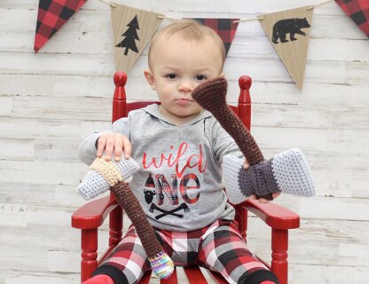 Viking Axe Baby Rattle