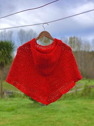 Little Red Riding Hood Poncho