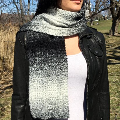 Easy Crochet Scarf Pattern for Women: Easy Laddered Scarf