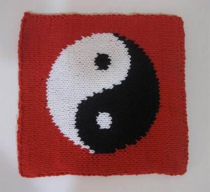 Yin-Yang Red Placemat