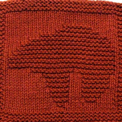 ZUNI BEAR Cloth - knitting pattern