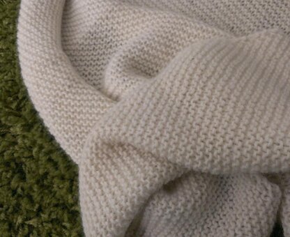 Garter Stitch Comfort Blanket