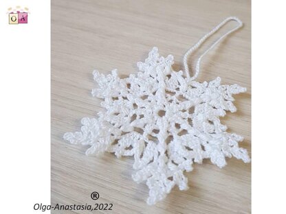 Crochet snowflake 16