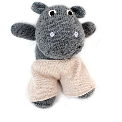 Henry Hipmus Potmus (Hippo) - knitting pattern