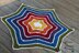 Classic Cable Rainbow Star Afghan