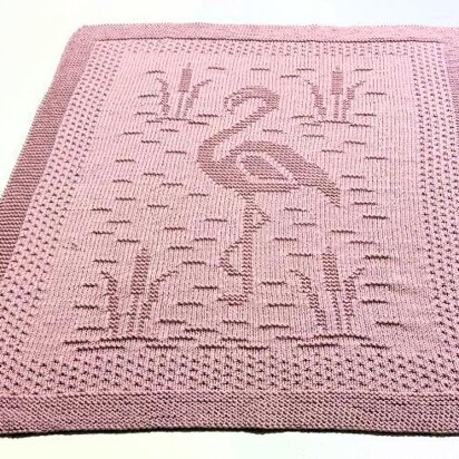 Flamingo Baby Blanket