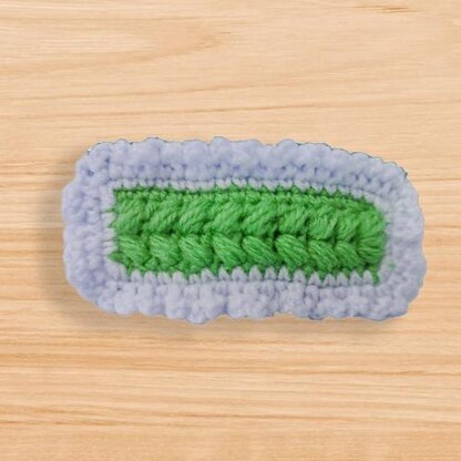 A crochet hair clip 3