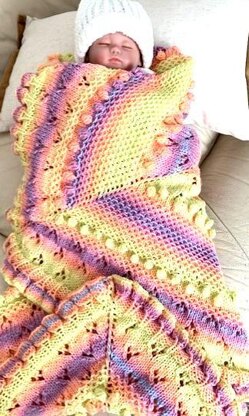 ORANGES and LEMONS baby blanket