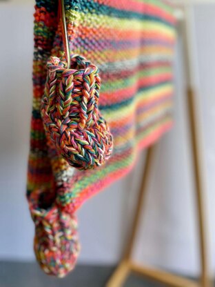 Hand Knit Baby Blanket