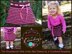 Houndstooth Girls Skirt