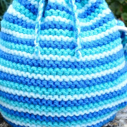 Ocean Blue 4 Cup Teapot Cosy Knitting Pattern