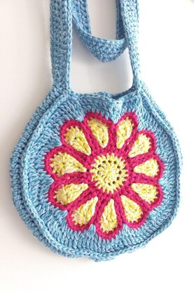 Big Flower Circle Bag