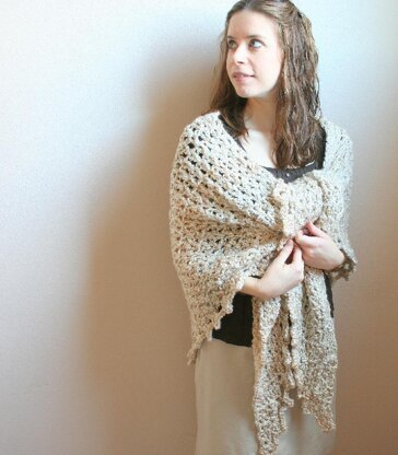 C04 Ruffled Shawl