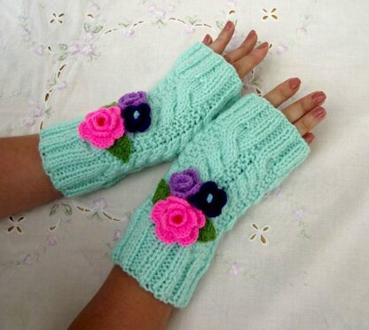 Camila Fingerless Mitts