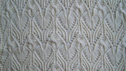 Dornie Cable Lace Shawl