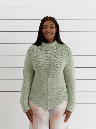 Knitting Pattern Ladies/womans Deep V Neck Jumper / Sweater