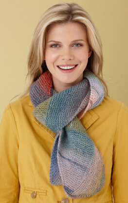 Directional Colors Scarf in Lion Brand Amazing - L0587B