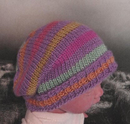 Baby Multi Coloured Stripe Slouch