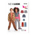 New Look Children's Knit Top, Jacket, Vest and Cargo Pants 6746 - Paper Pattern, Size 3-4-5-6-7-8
