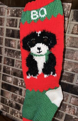 Shitzu Dog stocking