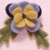 Clover Needle Felting  Mold - Pansy