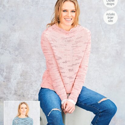 Crochet Jumpers in Stylecraft Moonbeam - 9627 - Downloadable PDF