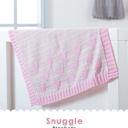 Snuggle Blankets in West Yorkshire Spinners Bo Peep 4 Ply - DBP0019 - Downloadable PDF